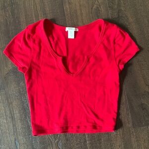 Bozzolo Red Crop top